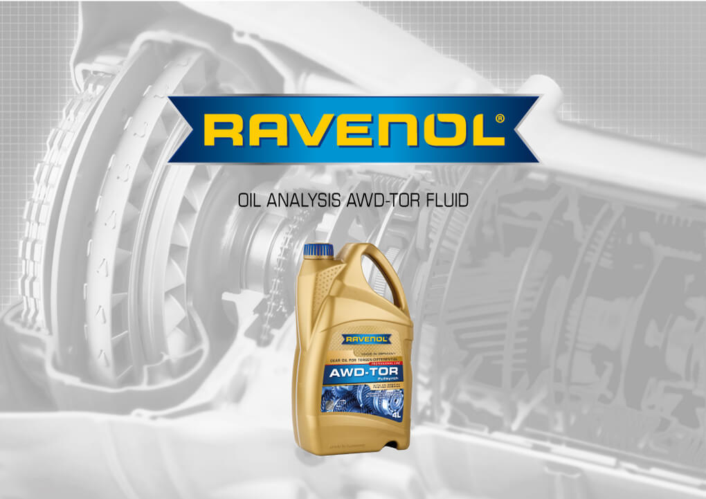 Introductory graphic of RAVENOL AWD-TOR Fluid oil test (Torsen differential)