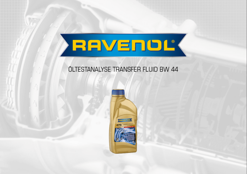 Einleitende Grafik des Öltests RAVENOL Transfer Fluid BW 44