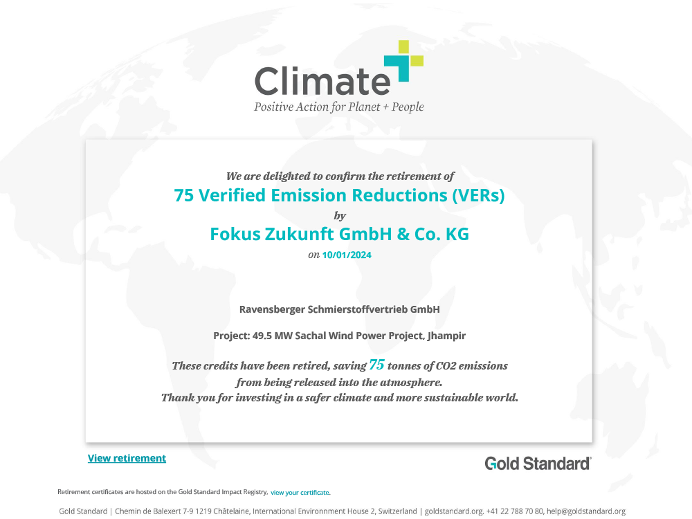 Klimazertifikat