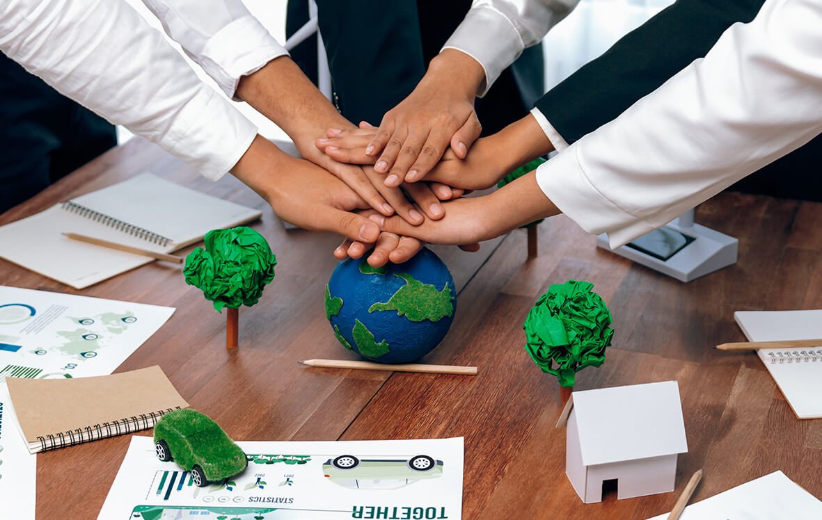Gemeinsam mit den Mitarbeitern für den Klimaschutz Gemeinsam mit den Mitarbeitern für den Klimaschutz