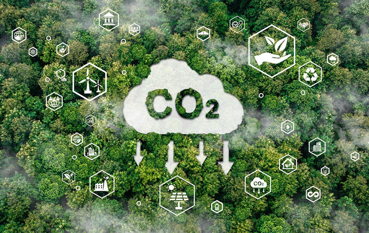 Grafik für CO2 Kreislauf Grafik für CO2 Kreislauf